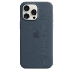 iPhone 15 Pro Max Silicone Case with MagSafe – Storm Blue