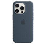 iPhone 15 Pro Silicone Case with MagSafe – Storm Blue