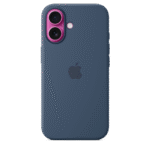 iPhone 16 Silicone Case with MagSafe – Denim