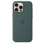 iPhone 16 Pro Max Silicone Case with MagSafe – Lake Green